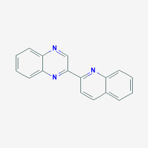 molecular formula C17H11N3 B14354148 2-(Quinolin-2-yl)quinoxaline CAS No. 91888-70-9