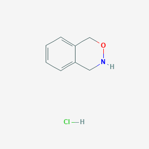molecular formula C8H10ClNO B1435417 3,4-dihydro-1H-2,3-benzoxazine hydrochloride CAS No. 14758-58-8