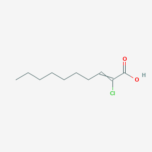 molecular formula C10H17ClO2 B14354345 2-Chlorodec-2-enoic acid CAS No. 95395-96-3