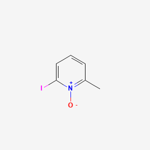 molecular formula C6H6INO B14354364 2-Iodo-6-methyl-1-oxo-1lambda~5~-pyridine CAS No. 91668-87-0