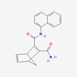 molecular formula C19H16N2O2 B14354367 N~2~-(Naphthalen-1-yl)bicyclo[2.2.1]hepta-2,5-diene-2,3-dicarboxamide CAS No. 90687-79-9