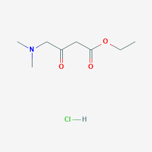 molecular formula C8H16ClNO3 B1435439 Ethyl 4-(dimethylamino)-3-oxobutanoate hydrochloride CAS No. 134020-71-6