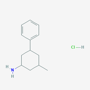 3-Methyl-5-phenylcyclohexan-1-amine hydrochloride