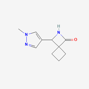 3-(1-methyl-1H-pyrazol-4-yl)-2-azaspiro[3.3]heptan-1-one