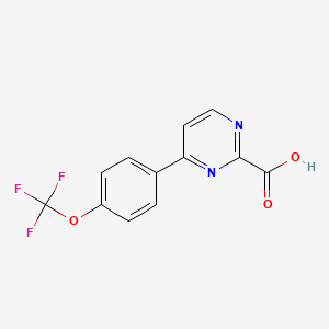 4-[4-(Trifluoromethoxy)phenyl]pyrimidine-2-carboxylic Acid