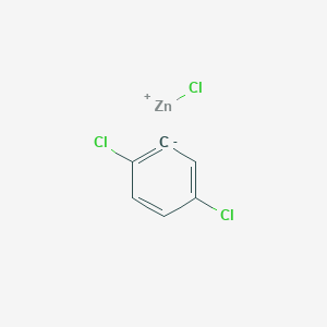 molecular formula C6H3Cl3Zn B14354483 chlorozinc(1+);1,4-dichlorobenzene-6-ide CAS No. 93833-21-7