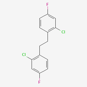 molecular formula C14H10Cl2F2 B1435450 1,2-Bis(2-chloro-4-fluorophenyl)ethane CAS No. 1864016-10-3