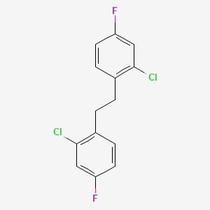 1,2-Bis(2-chloro-4-fluorophenyl)ethane