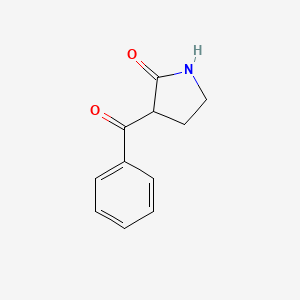 molecular formula C11H11NO2 B14354539 3-Benzoylpyrrolidin-2-one CAS No. 92288-11-4