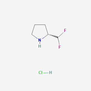 (2R)-2-(difluoromethyl)pyrrolidine hydrochloride