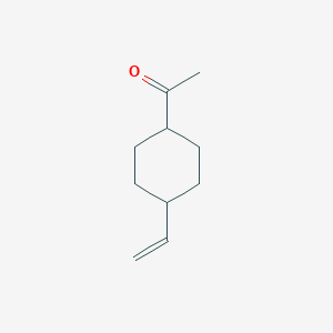 molecular formula C10H16O B14354713 1-(4-Ethenylcyclohexyl)ethan-1-one CAS No. 96323-89-6