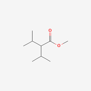 molecular formula C9H18O2 B14354746 Butanoic acid, 3-methyl-2-(1-methylethyl)-, methyl ester CAS No. 94991-59-0