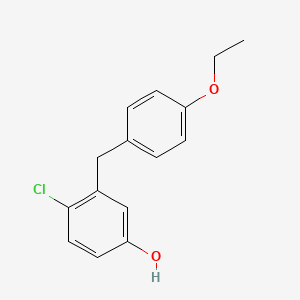 4-Chloro-3-(4-ethoxybenzyl)phenol
