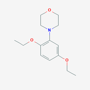 molecular formula C14H21NO3 B14354784 4-(2,5-Diethoxyphenyl)morpholine CAS No. 91290-69-6