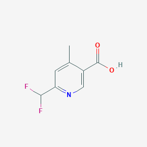 2-(Difluoromethyl)-4-methylpyridine-5-carboxylic acid