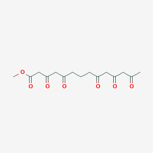 molecular formula C15H20O7 B14354812 Methyl 3,5,9,11,13-pentaoxotetradecanoate CAS No. 95275-10-8