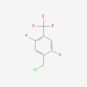 1-(Chloromethyl)-2,5-difluoro-4-(trifluoromethyl)benzene