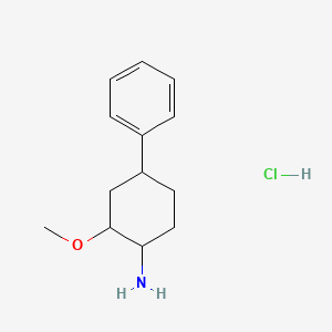 2-Methoxy-4-phenylcyclohexan-1-amine hydrochloride
