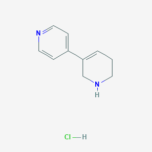 molecular formula C10H13ClN2 B1435504 4-(1,2,5,6-Tetrahydropyridin-3-yl)pyridine hydrochloride CAS No. 1803600-61-4