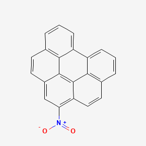 molecular formula C22H11NO2 B14355063 Benzo(ghi)perylene, 2-nitro- CAS No. 91259-17-5