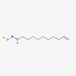 molecular formula C11H21NO B14355071 N-Undec-10-en-1-ylidenehydroxylamine CAS No. 91370-26-2