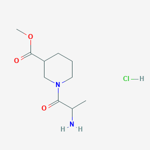 Methyl 1-(2-aminopropanoyl)piperidine-3-carboxylate hydrochloride