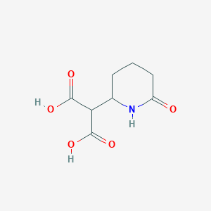 2-(6-Oxopiperidin-2-yl)propanedioic acid
