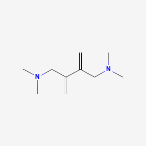 molecular formula C10H20N2 B14355146 N,N,N',N'-tetramethyl-2,3-dimethylidenebutane-1,4-diamine CAS No. 91312-38-8