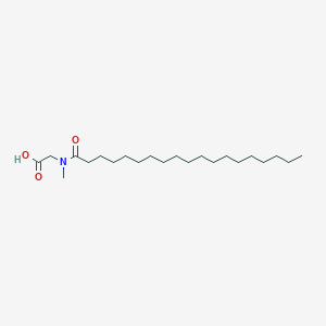 molecular formula C22H43NO3 B14355167 N-Methyl-N-nonadecanoylglycine CAS No. 91069-46-4