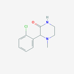 3-(2-Chlorophenyl)-4-methylpiperazin-2-one