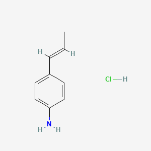 molecular formula C9H12ClN B1435521 4-(Prop-1-en-1-yl)aniline hydrochloride CAS No. 1807885-14-8
