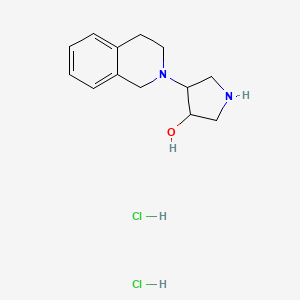 4-(1,2,3,4-Tetrahydroisoquinolin-2-yl)pyrrolidin-3-ol dihydrochloride