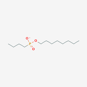 molecular formula C12H26O3P- B14355262 Octyl butylphosphonate CAS No. 94238-44-5