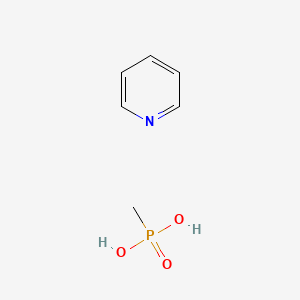 molecular formula C6H10NO3P B14355289 Methylphosphonic acid;pyridine CAS No. 93084-44-7