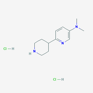 N,N-Dimethyl-6-piperidin-4-ylpyridin-3-amine dihydrochloride