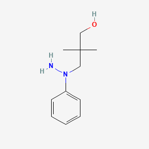 2,2-Dimethyl-3-(1-phenylhydrazin-1-yl)propan-1-ol