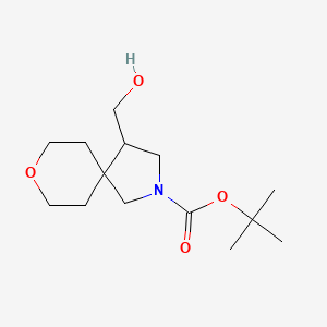Tert-butyl 4-(hydroxymethyl)-8-oxa-2-azaspiro[4.5]decane-2-carboxylate
