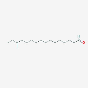 molecular formula C17H34O B14355375 14-Methylhexadecanal CAS No. 93815-50-0