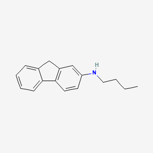 molecular formula C17H19N B14355437 N-butyl-9H-fluoren-2-amine CAS No. 93405-87-9
