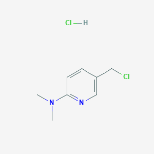 5-(chloromethyl)-N,N-dimethylpyridin-2-amine hydrochloride