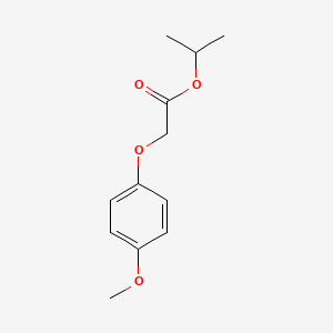 molecular formula C12H16O4 B14355635 Propan-2-yl (4-methoxyphenoxy)acetate CAS No. 91555-20-3