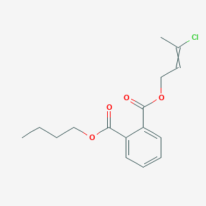 molecular formula C16H19ClO4 B14355655 Butyl 3-chlorobut-2-en-1-yl benzene-1,2-dicarboxylate CAS No. 94359-72-5