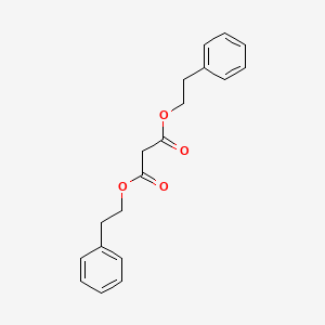 molecular formula C19H20O4 B14355690 Bis(2-phenylethyl) propanedioate CAS No. 92778-42-2