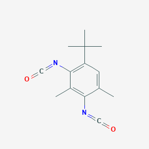 molecular formula C14H16N2O2 B14355729 Benzene, 1-(1,1-dimethylethyl)-2,4-diisocyanato-3,5-dimethyl- CAS No. 94594-36-2