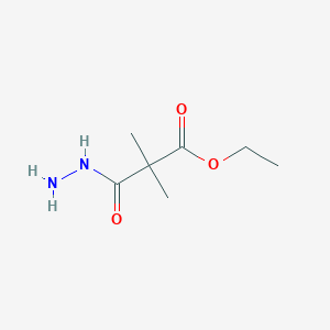 3-Ethoxy-2,2-dimethyl-3-oxopropanoic acid hydrazide
