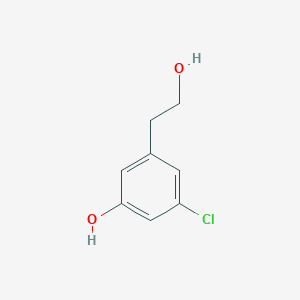 molecular formula C8H9ClO2 B1435593 3-氯-5-(2-羟乙基)苯酚 CAS No. 1934631-42-1