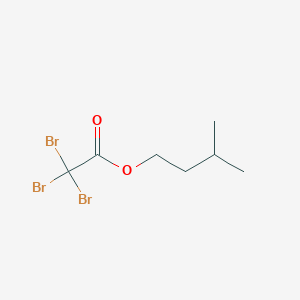 molecular formula C7H11Br3O2 B14355972 Acetic acid, tribromo, 3-methylbutyl ester CAS No. 90380-69-1