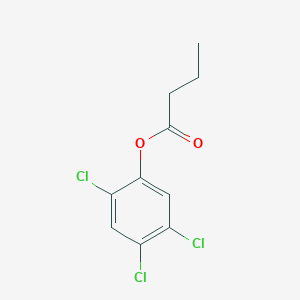 molecular formula C10H9Cl3O2 B14355976 2,4,5-Trichlorophenyl butyrate CAS No. 90842-37-8