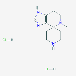 5-Methyl-1,5,6,7-tetrahydrospiro[imidazo[4,5-c]pyridine-4,4'-piperidine] dihydrochloride