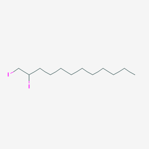 molecular formula C12H24I2 B14356176 1,2-Diiodododecane CAS No. 92952-87-9